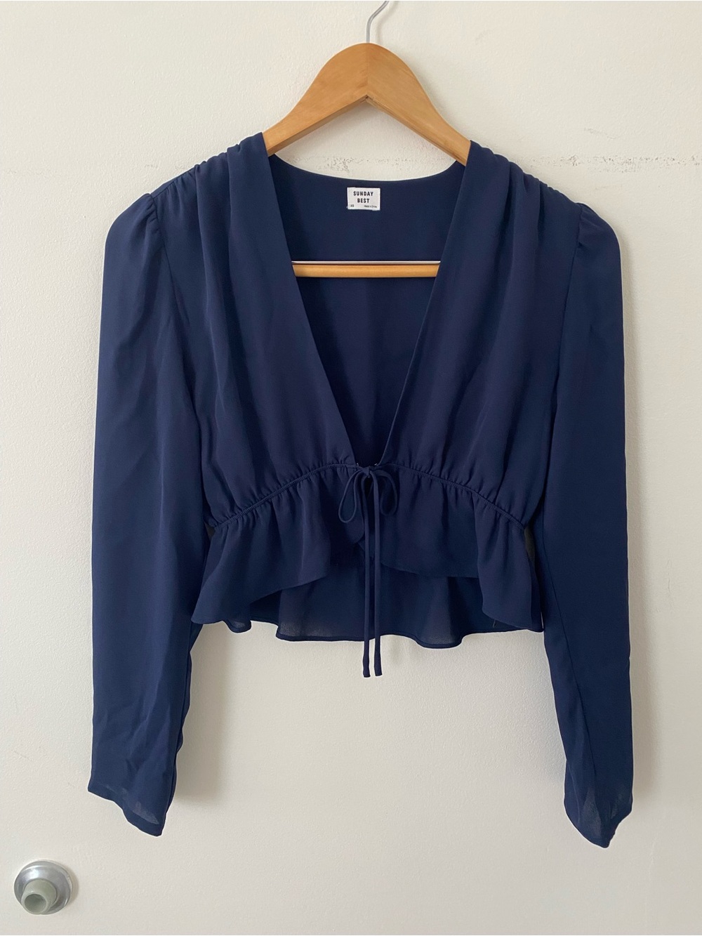 Aritzia Cropped Blouse